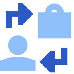 Business To Consumer Icon from Sharp Flat Set