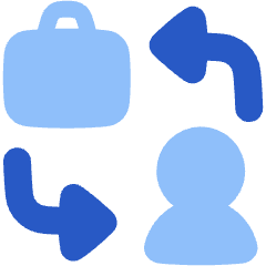 Business To Consumer Icon from Plump Flat Set