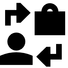 Business To Consumer Icon from Sharp Solid Set