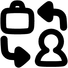 Business To Consumer Icon from Plump Remix Set