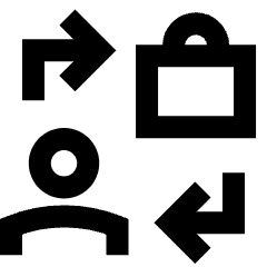 Business To Consumer Icon from Sharp Line Set