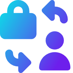 Business To Consumer Icon from Core Gradient Set