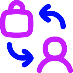 Business To Consumer Icon from Flex Neon Set