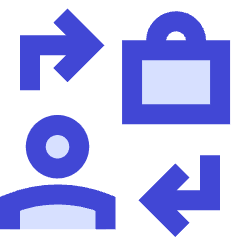 Business To Consumer Icon from Sharp Duo Set