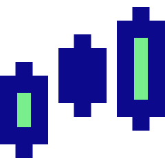 Candles Chart Icon from Sharp Pop Set