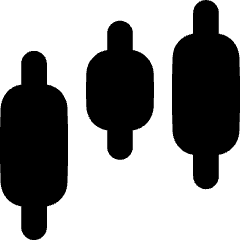 Candles Chart Icon from Flex Solid Set