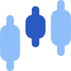 Candles Chart Icon from Flex Flat Set