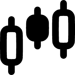 Candles Chart Icon from Flex Remix Set