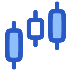 Candles Chart Icon from Plump Duo Set