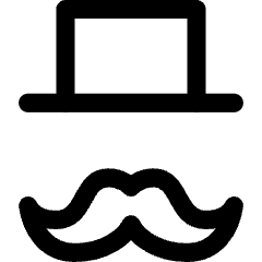 Capitalist Monopoly Icon from Core Line Set