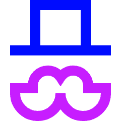 Capitalist Monopoly Icon from Sharp Neon Set