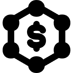 Cash Molecule Icon from Flex Remix Set
