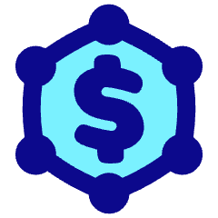 Cash Molecule Icon from Plump Pop Set