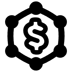 Cash Molecule Icon from Plump Remix Set