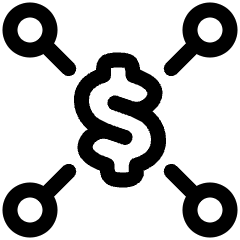 Cash Network Icon from Plump Line Set