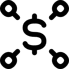 Cash Network Icon from Flex Line Set