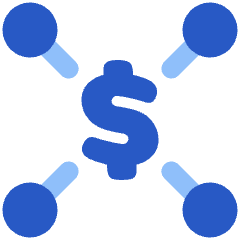 Cash Network Icon from Plump Flat Set