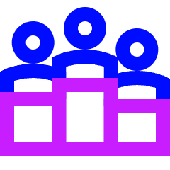 Competitor Analysis 2 Icon from Sharp Neon Set