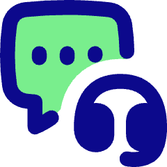 Contact Us Customer Support Icon from Flex Pop Set