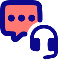 Contact Us Customer Support Icon from Plump Pop Set