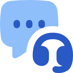 Contact Us Customer Support Icon from Flex Flat Set