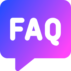 Contact Us Faq Icon from Core Gradient Set