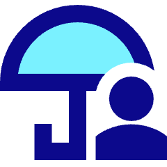 Life Insurance Security Umbrella Icon from Sharp Pop Set