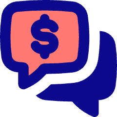 Negotiation Bubble Icon from Flex Pop Set