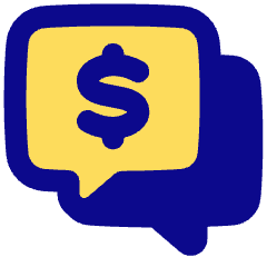 Negotiation Bubble Icon from Plump Pop Set