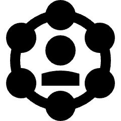 Omnichannel Icon from Sharp Solid Set