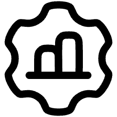 Optimization Icon from Plump Line Set