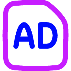 Print Advertising Icon from Flex Neon Set