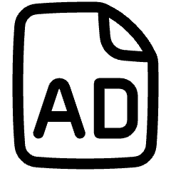 Print Advertising Icon from Plump Line Set
