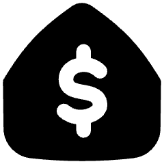 Properties Mortgage Icon from Flex Solid Set