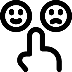 Satisfaction Icon from Core Line Set