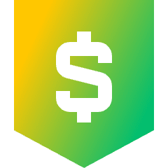 Security Shield Icon from Sharp Gradient Set