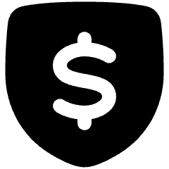 Security Shield Icon from Plump Solid Set