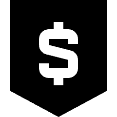 Security Shield Icon from Sharp Solid Set