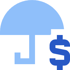 Security Umbrella Icon from Sharp Flat Set