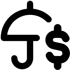 Security Umbrella Icon from Core Remix Set