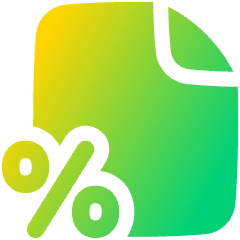 Statistics Report Icon from Plump Gradient Set