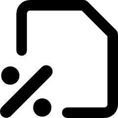 Statistics Report Icon from Core Remix Set