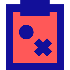 Strategy Tasks Icon from Sharp Pop Set