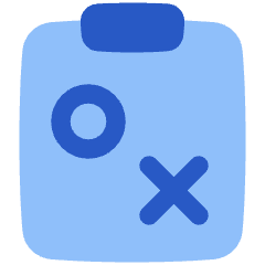 Strategy Tasks Icon from Plump Flat Set