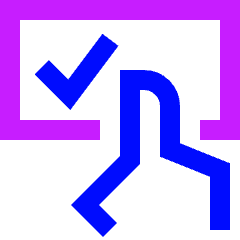 Subscription Model Icon from Sharp Neon Set