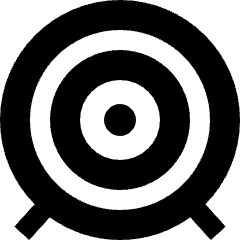 Target 2 Icon from Sharp Solid Set