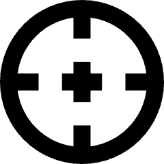 Target 3 Icon from Sharp Solid Set