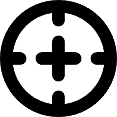 Target 3 Icon from Core Solid Set