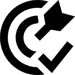 Target Check Icon from Sharp Remix Set