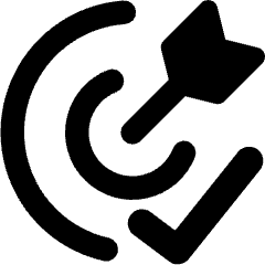 Target Check Icon from Core Remix Set